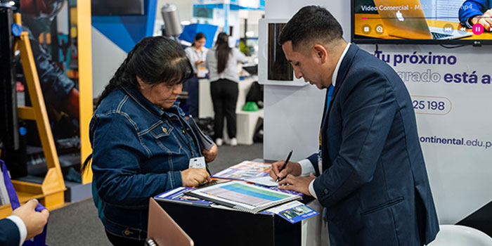 EPG Continental: posgrados clave en Expomina Perú 2024