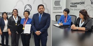 La EPG Continental y el Colegio de Matemáticos del Perú firman un convenio de cooperación