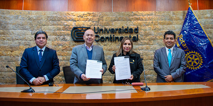 Alianza entre la EPG Continental y el Rotary Club impulsará proyectos de salud, educación y liderazgo comunitario en Huancayo
