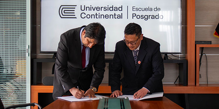 EPG Continental y Colegio de Ingenieros del Perú suscriben convenio de colaboración académica
