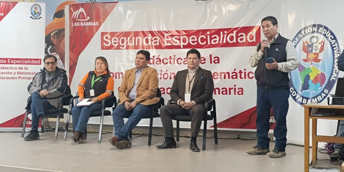 EPG Continental impulsa especialidad en didáctica para docentes de Apurímac junto a CARE y MMG Las Bambas