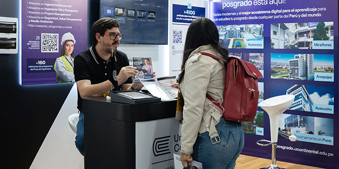 Escuela de Posgrado fortalece su vínculo con el sector minero en EXPOMINA 2026