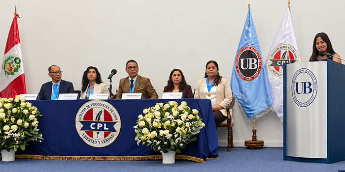 La EPG Continental participó en la sesión solemne del Colegio de Periodistas de Lima por el Día del Periodista
