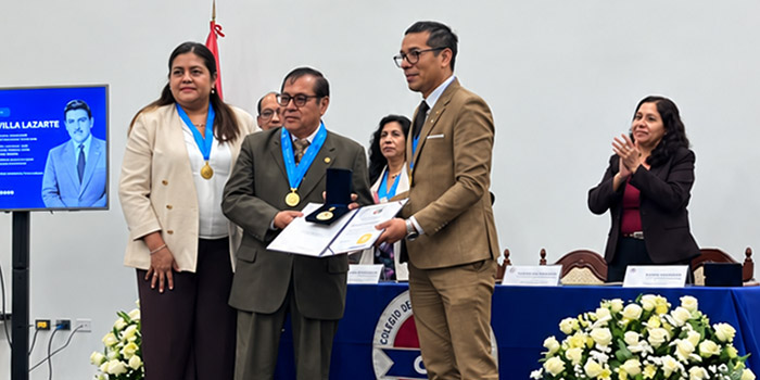 La EPG Continental participó en la sesión solemne del Colegio de Periodistas de Lima por el Día del Periodista