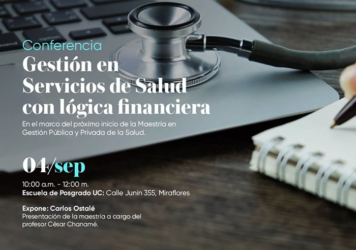 Convocan Conferencia sobre Gestión de Servicios de Salud con lógica financiera