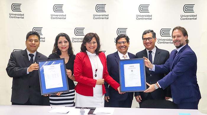 Otorgan Certificado de calidad en formación virtual a Universidad Continental